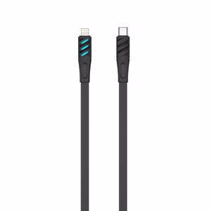 Havit CB6255 - USB įkrovimo laidas Type C į Lightning, 1 m (juodas)