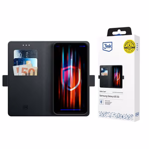 3mk Wallet Чехол для Samsung Galaxy A37 — чёрный