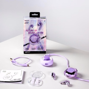 Acefast T8 TWS Bluetooth belaidės ausinės - šviesiai mėlynos