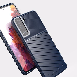 Thunder dėklas lankstus šarvuotas Samsung Galaxy S22 + (S22 Plus) mėlynas