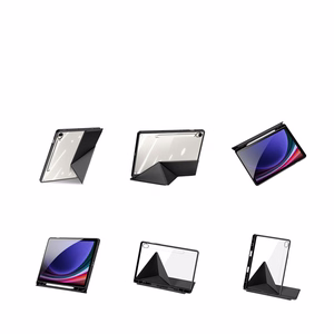 Dux Ducis Magi dėklas su styliaus laikikliu planšetiniam kompiuteriui Samsung Galaxy Tab S10 FE/S9/S9 FE - juodas