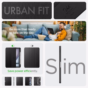 Spigen Urban Fit Case for iPad Air 10.9'' (2020/2022) / 11'' (2024/2025/2026) - Black