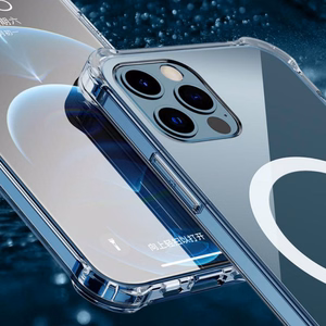 Tel Protect MagSilicone dėklas iPhone 14 Pro skaidrus