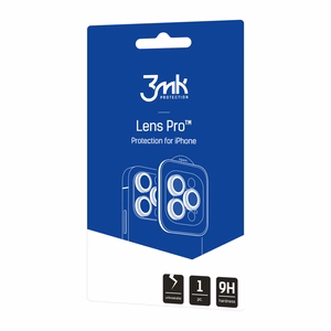 3mk Lens Protection Pro Tempered Glass for iPhone 16e - Multicolor