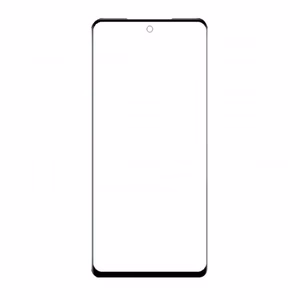 Outer Screen Glass Compatible With Xiaomi Mi 10T Lite Black Original