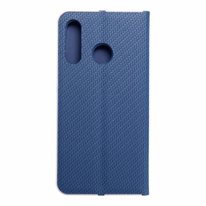 LUNA knygos dėklas Huawei P30 Lite mėlynas
