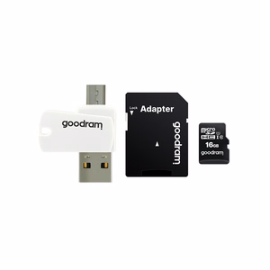 Goodram M1A4-0160R12 16 GB MicroSDHC Class 10 UHS-I atmintis