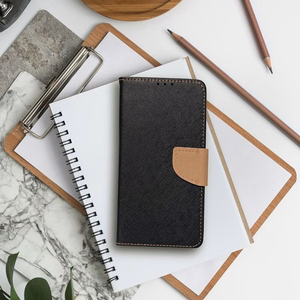 Flip case for Samsung A55 Fancy Book black / gold