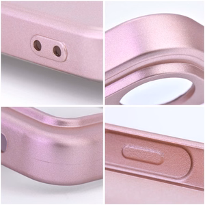 Чехол Metallic для iPhone 14 розовый