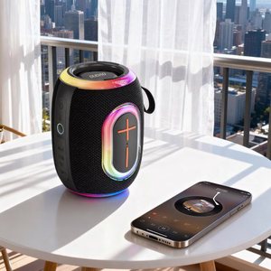 Dudao Y22 Belaidis Garsiakalbis with RGB Backlight Bluetooth 5.3 - juodas