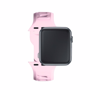38/40/41/42 mm Powder Pink (small) - 3mk Silicone Watch Strap for Apple