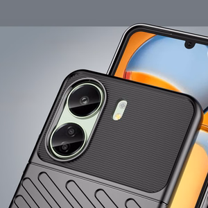 Thunder Case apsauginis dėklas telefonui Xiaomi Redmi 13c - juodas