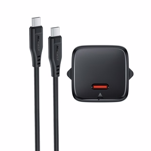 Charger Acefast A118 30W GaN USB-C + USB-C to USB-C cable 1.2m black
