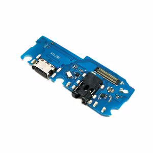 Charging Port Compatible With Samsung A125 A12 with Flex Silver OEM