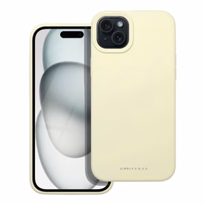 Roar Cloud Skin silikoninis dėklas iPhone 15 Plus Light Yellow