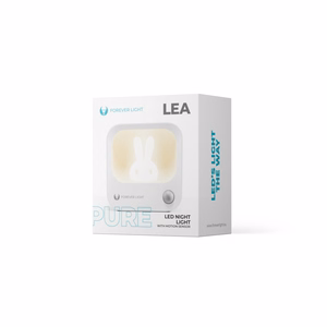 LED BUNNY Night Lempa PURE FLC-10 LEA PIR baltas 500mAh Forever Light
