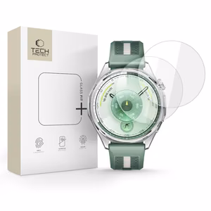 Закалённое стекло Tech-Protect Glass Fit+ 2шт для Huawei Watch GT 6 46мм (прозрачный)