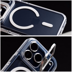 Чехол для Samsung S26 Ultra Lens Mag Cover совместимый с MagSafe белый