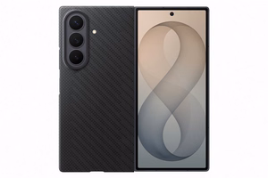 Магнитный чехол из арамидного волокна Samsung Galaxy Z Fold8 Ultra с 2 антибликовыми плёнками, чёрный