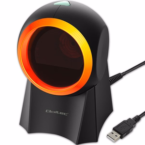 Qoltec 50857 Laidinis stalinis brūkšninių kodų skaitytuvas 1D | 2D