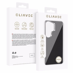Liavec Carbon Layer Magsafe Aramid Fiber чехол для Samsung Galaxy S26 Ultra черный
