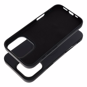 Чехол для iPhone 16 Pro Max силиконовый Mag Cover совместимый с MagSafe (большое отверстие) чёрный