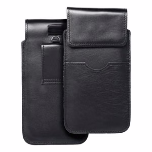 ROYAL - Odinė universali kišenė su flapu / juoda - Dydis 2XL+pločio - SAMSUNG A12 / NOTE 9 / XIAOMI REDMI NOTE 10 PRO