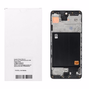 AMOLED LCD-дисплей FIXCELL с рамкой для SAMSUNG A51 4G, черный (замененное стекло)