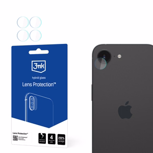 Гибридное защитное стекло 3mk Lens Protection для объектива камеры Apple iPhone 16E