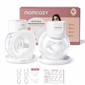 Momcozy S12 PRO+ Dvigubas elektroninis pientraukis Baltas