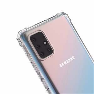 Dėklas telefonui Wozinsky – atsparus smūgiams, patvarus su militarinės klasės apsauga, skirtas Samsung Galaxy A72 4G, skaidrus