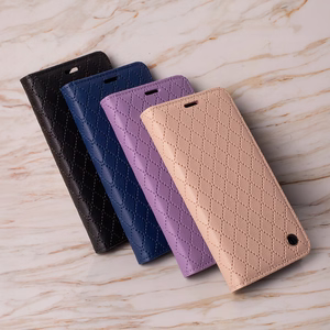 Smart Caro dėklas telefonui Samsung Galaxy A16 4G / A16 5G violetinis