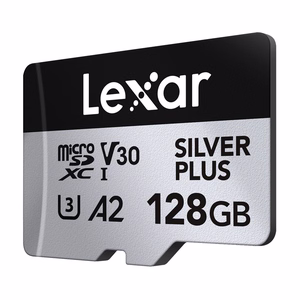 Karta pamięci Lexar High-Performance Silver Plus microSDXC 128GB + adapter