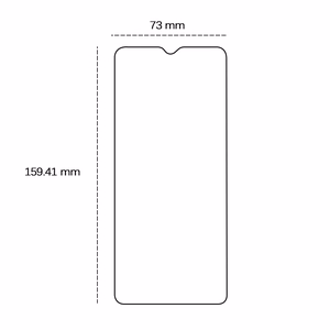 Tempered stiklas 2,5D for Xiaomi Redmi A4