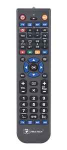 Cabletech 4-in-1 programmable universal remote control
