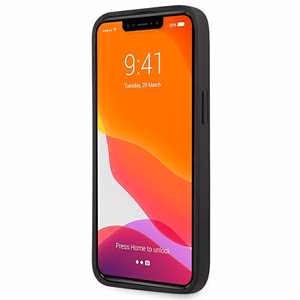 Mercedes MEHCP15XARMBK iPhone 15 Pro Max 6.7" juodas kietas odinis dėklas telefonui Urban