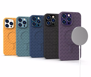Magnetinis pintas dėklas iPhone 13 Pro - violetinis