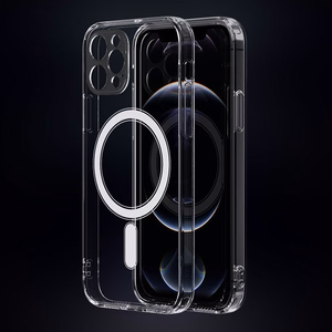 TFO Anti Shock 1,5 mm Mag dėklas, skirtas iPhone 17 Pro 6,3″ / iPhone 18 Pro 6,3″, su kameros apsauga – skaidrus ir baltas