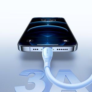 Joyroom S-A59 Vibrant Series 3A USB-A - Lightning laidas 1.2m - mėlynas