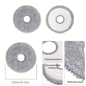 Replacement microfiber cloths for Dreame/Xiaomi vacuum cleaners