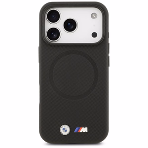 BMW M FW Metal Logo MagSafe Case for iPhone 17 Pro - Black