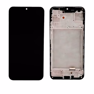 LCD Display Compatible With Samsung A155 A15 4G / A156 A15 5G Black with Frame HQ
