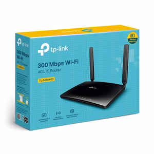 TP-Link TL-MR6400 belaidis maršrutizatorius Greitas eternetas Viena juosta (2,4 GHz) 4G Juoda