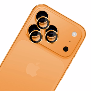 3mk Lens Protection Pro apsauginis stiklas iPhone 17 Pro / 17 Pro Max - oranžinė