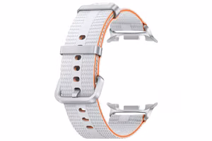 SOL32SWEGEU Athleisure dirželis (S/M) Samsung Galaxy Watch8, baltas