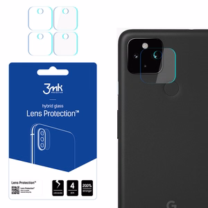 3MK гибкое стекло для объектива GOOGLE PIXEL 4A гибридное стекло для 4 камер