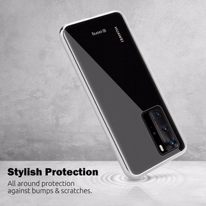 Crong Crystal Slim dėklas, skirtas Huawei P40, skaidrus