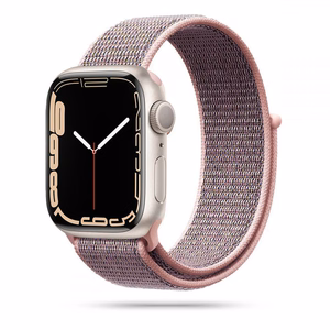 Tech-Protect нейлоновый ремешок для Apple Watch 4 / 5 / 6 / 7 / 8 / 9 / SE (38/40/41 mm) - розовый