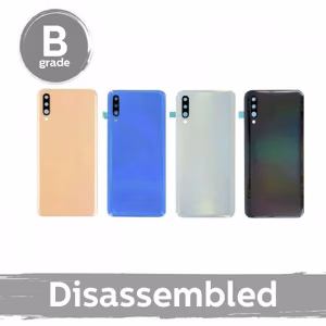 Задняя крышка для Samsung A705 2019 A70 чёрный с линзой камеры 100% оригинал (9/10 б/у)