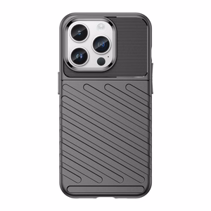 Thunder Case iPhone 14 Pro Max dėklas telefonui su apsauga - juodos spalvos